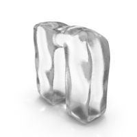 Ice Letter N PNG & PSD Images