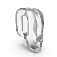 Ice Letter Q PNG & PSD Images
