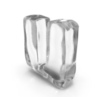 Ice Letter U PNG & PSD Images