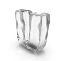 Ice Letter V PNG & PSD Images