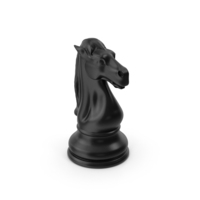 Horse Chess Figure Black PNG & PSD Images