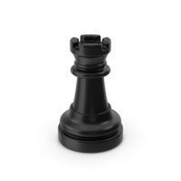Chess Rook Black PNG & PSD Images