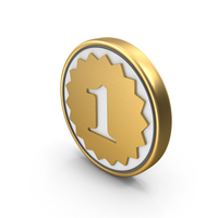 Number 1 First PNG & PSD Images