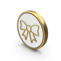 Ribbon Bow Coin PNG & PSD Images