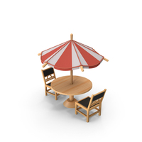 Table With Two Chairs PNG & PSD Images
