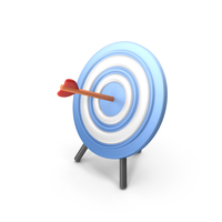 Target With Arrow Icon PNG & PSD Images