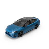 Refined Mid Size Car Blue PNG & PSD Images
