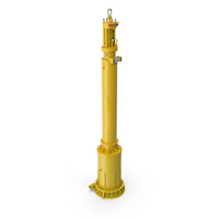 Hydraulic Piling Rig Component PNG & PSD Images