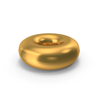 Plane Donut Icon Gold PNG & PSD Images