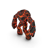 Magma Golem PNG & PSD Images