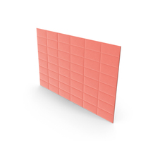 Pink Padded Rectangle Wall Panel PNG & PSD Images