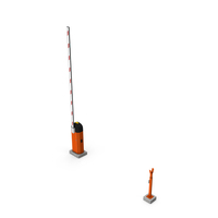 Automatic Traffic Barrier Open PNG & PSD Images
