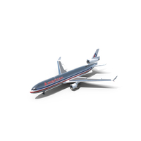 American Airlines MD-11 Luxury Liner Aircraft PNG & PSD Images