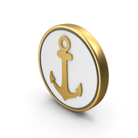Anchor Shape Coin PNG & PSD Images
