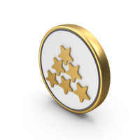 Five Star Rating Coin PNG & PSD Images