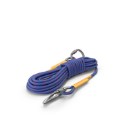 Climbing Rope With Carabiner PNG & PSD Images