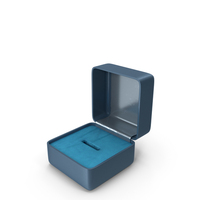 Blue Gold Empty Gift Box PNG & PSD Images