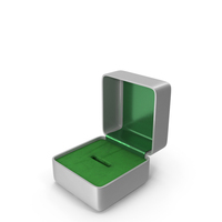 Green Empty Gift Box PNG & PSD Images