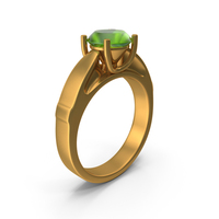 Green Ring Presentation Gift PNG & PSD Images