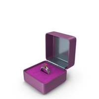 Pink Ring Gift Box PNG & PSD Images