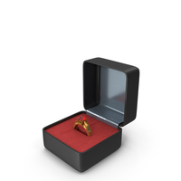 Red Ring Gift Box PNG & PSD Images