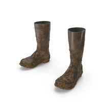 Dirty Rubber Boots PNG & PSD Images
