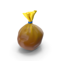 Money Bag Closed Toon PNG & PSD Images