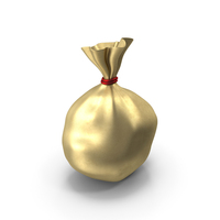Money Bag Closed Gold No Fold PNG & PSD Images