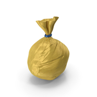 Money Bag Closed Gold Fold PNG & PSD Images