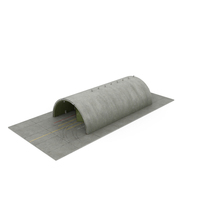 Hardened Aircraft Shelter Closed PNG & PSD Images