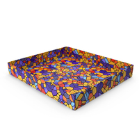 Colorful Square Tray Box PNG & PSD Images