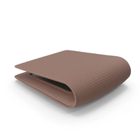 Black Dot Brown Money Wallet Purse Closed PNG & PSD Images