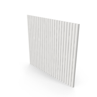 White Decorative Wall Panel PNG & PSD Images