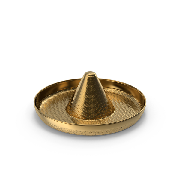 Gold Mexican Hat PNG & PSD Images