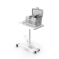 Labcold Portable Vaccine Carrier on Mobile Stand PNG & PSD Images