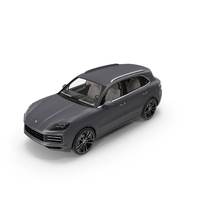 Porsche Cayenne Turbo E-Hybrid 2024 Gray PNG & PSD Images