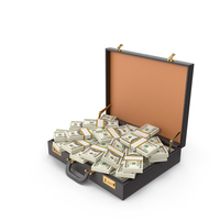 Briefcase With Banknotes PNG & PSD Images