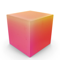 Multi Color Glow Cube Box PNG & PSD Images