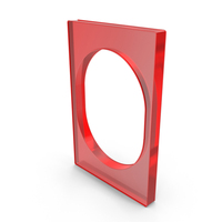 Letter O Hole Red Plastic PNG & PSD Images