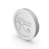 Stylize Coin Egypt Gray PNG & PSD Images