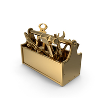 Gold Toolbox PNG & PSD Images