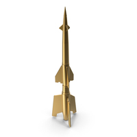 Gold Rocket PNG & PSD Images