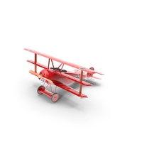Fokker DR1 Red Baron PNG & PSD Images