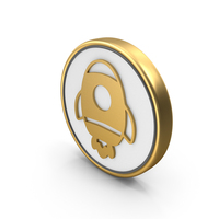 Toon Rocket Coin PNG & PSD Images