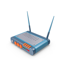 Wi fi Router Cartoon PNG & PSD Images