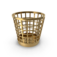 Gold Trash Bin Folders PNG & PSD Images