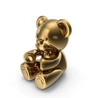 Gold Teddy Bear PNG & PSD Images
