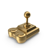 Gold Vintage Joystick PNG & PSD Images