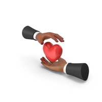 Red Heart Health Medical Care Black Hands PNG & PSD Images