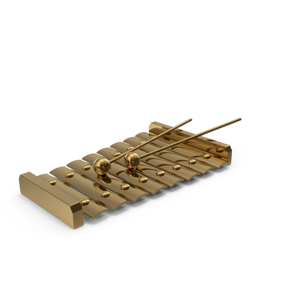 Gold Xylophone PNG & PSD Images